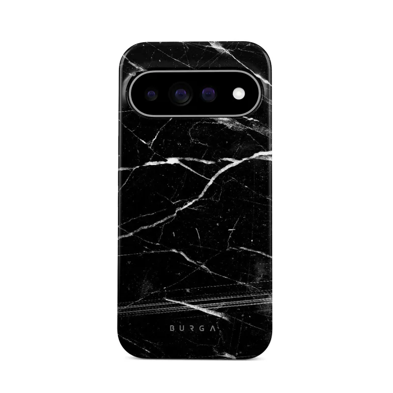 Noir Origin - Black Marble Google Pixel 11 Pro Case made by burga
