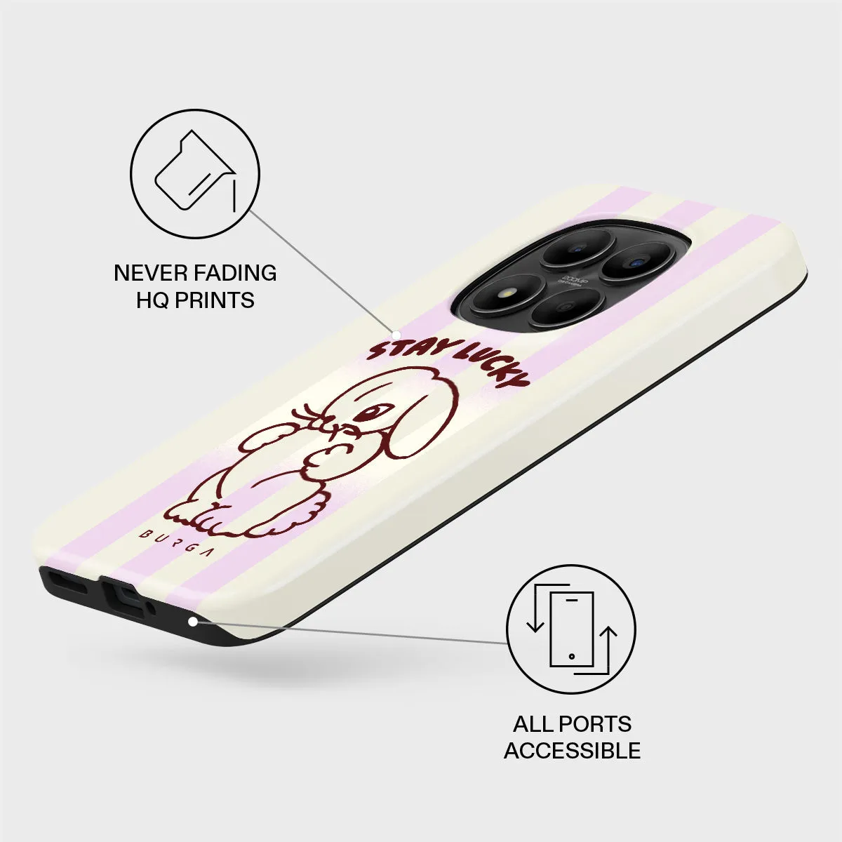 Stay Lucky - Xiaomi Redmi Note 15 Pro 5G Case sold by burga product image thumbnail 3