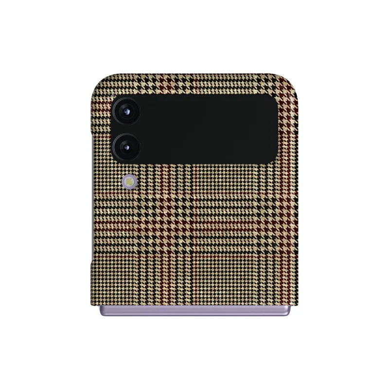 Favorite Coat - Plaid Samsung Galaxy Z Flip 4 Case made by burga