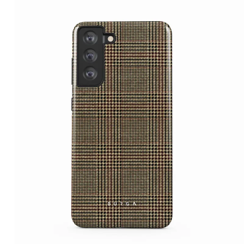 Favorite Coat - Plaid Samsung Galaxy S21 FE Case made by burga