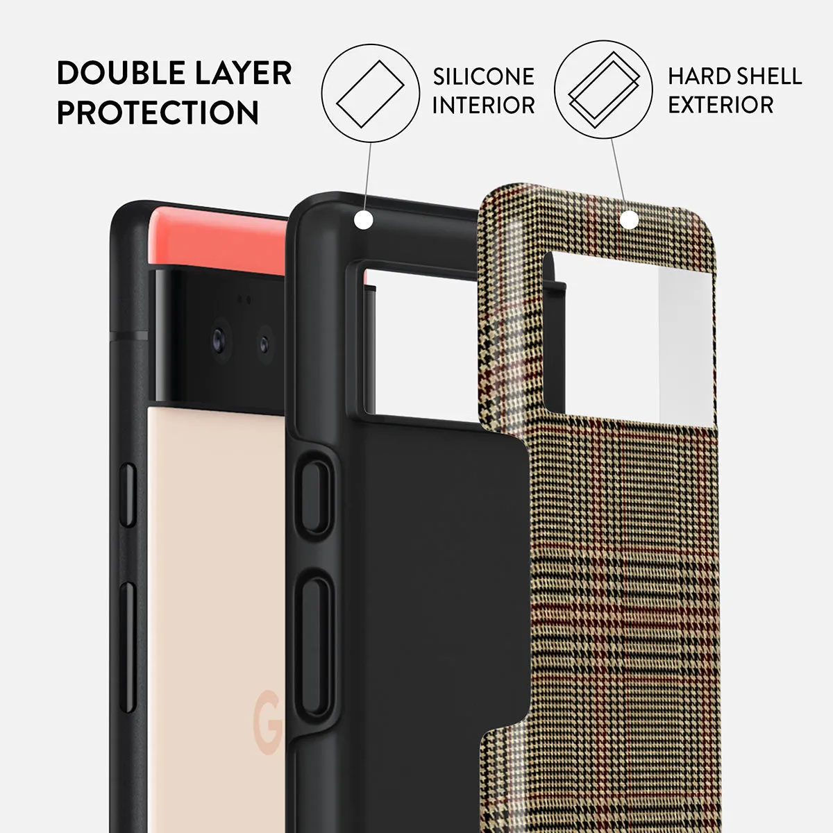 Favorite Coat - Plaid Google Pixel 6 Case sold by burga product image thumbnail 2