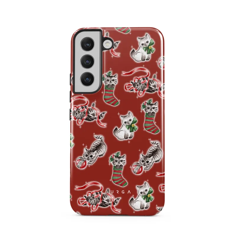 Merry Kitty - Samsung Galaxy S22 Case made by burga