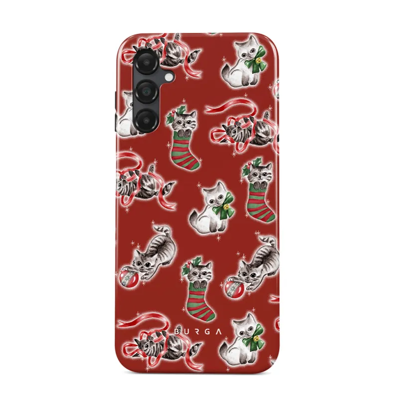 Merry Kitty - Samsung Galaxy A14 5G Case made by burga