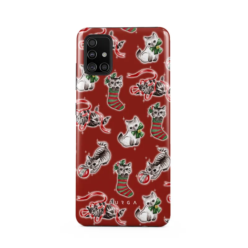 Merry Kitty - Samsung Galaxy A51 4G Case made by burga
