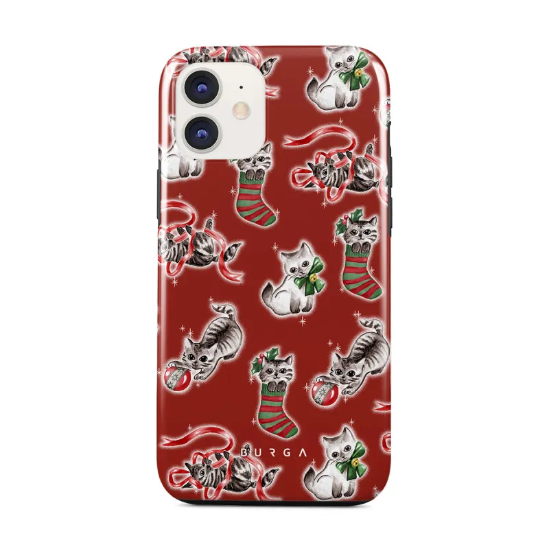 Merry Kitty - iPhone 11 Case made by burga