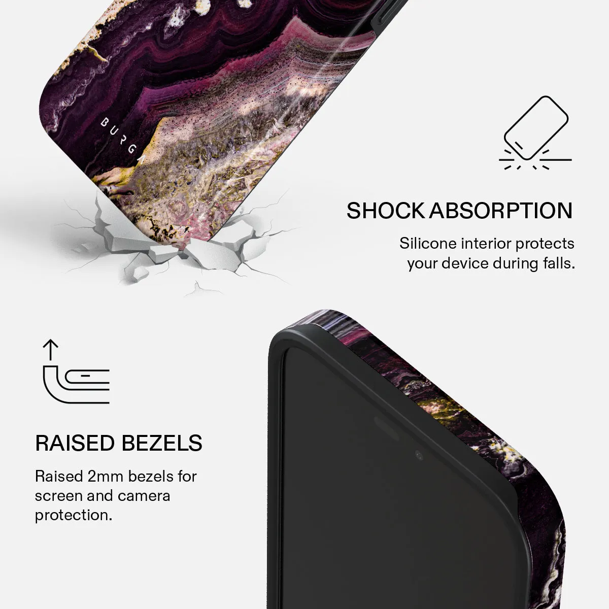Purple Skies - Marble iPhone 18 Pro Max Case sold by burga product image thumbnail 4