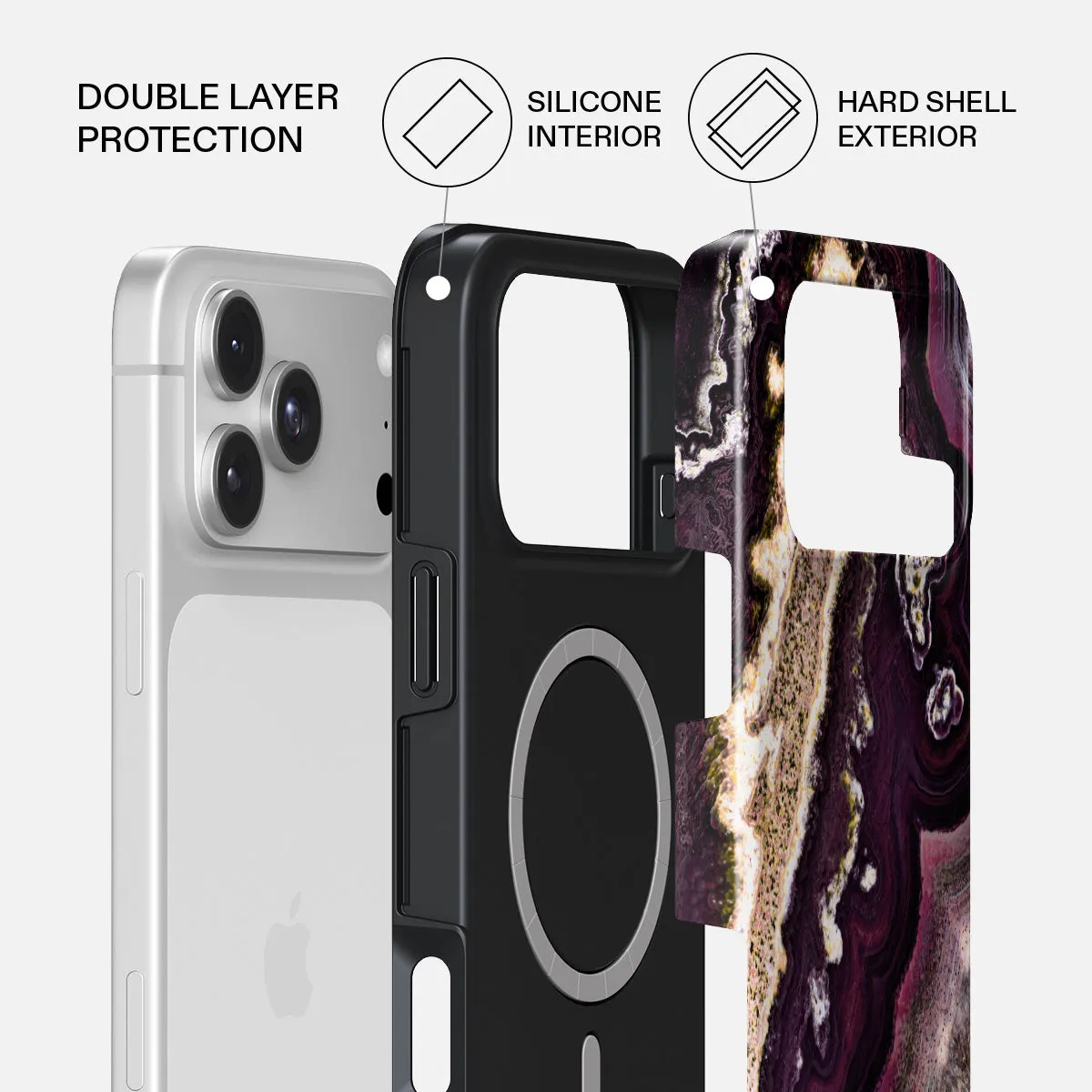 Purple Skies - Marble iPhone 18 Pro Max Case sold by burga product image thumbnail 2