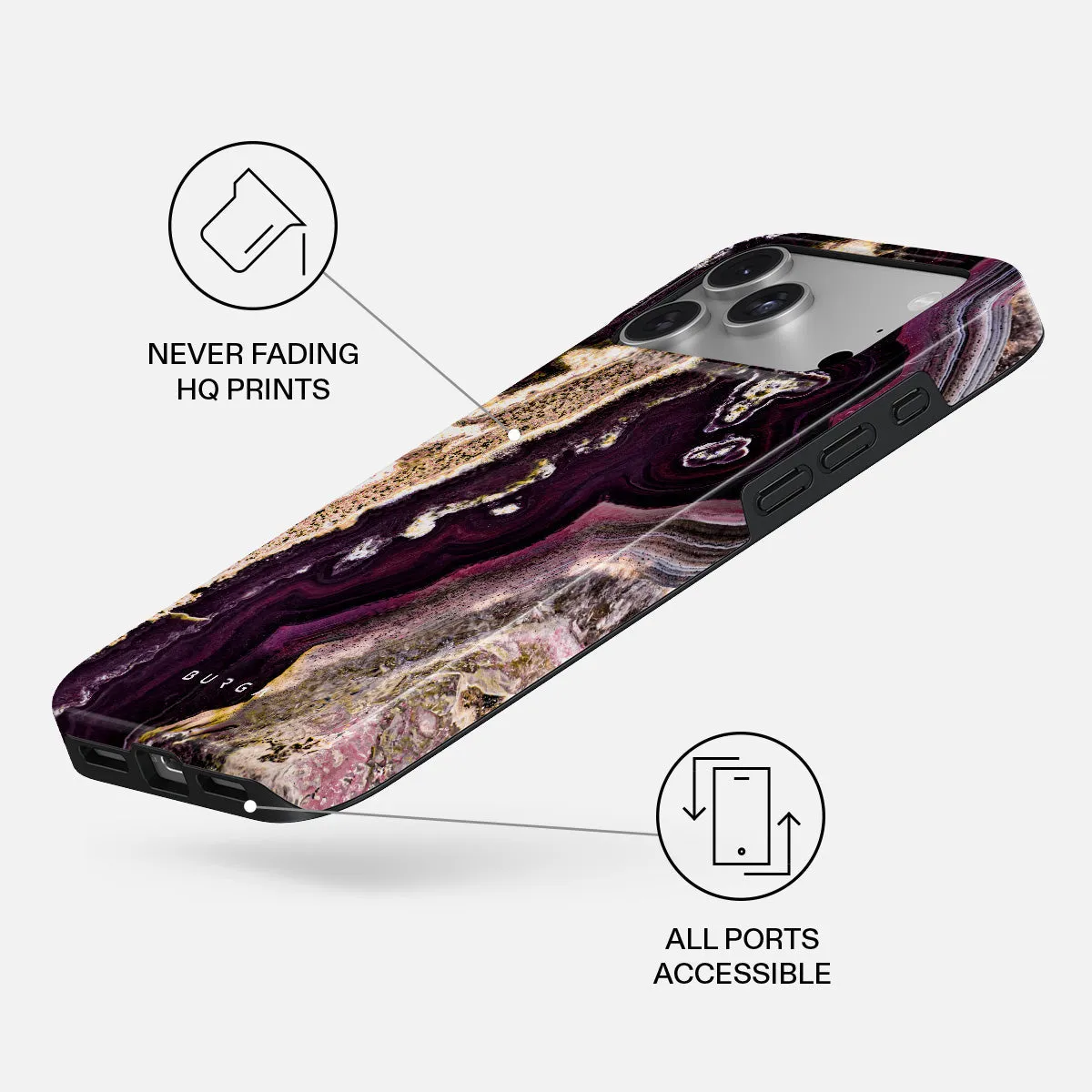 Purple Skies - Marble iPhone 18 Pro Max Case sold by burga product image thumbnail 3