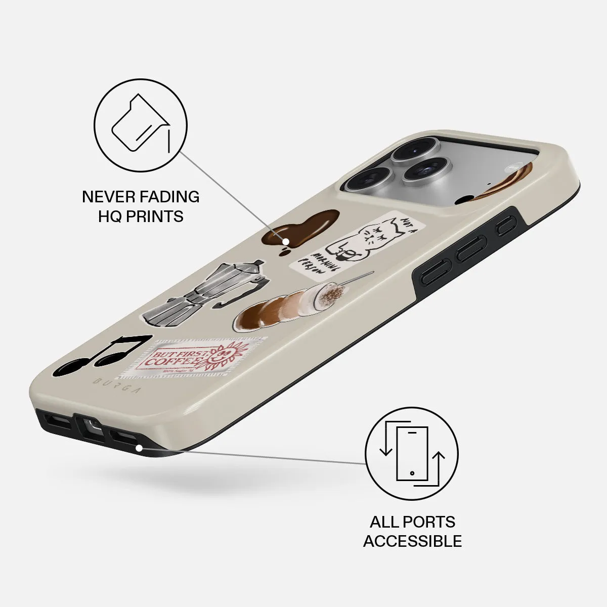 Oat Milk Please - iPhone 18 Pro Case sold by burga product image thumbnail 3
