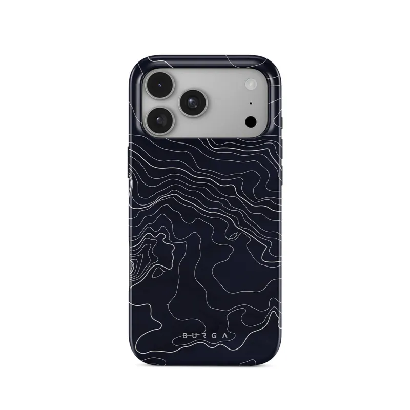 Drifting Shores - Line Art iPhone 18 Pro Max Case made by burga