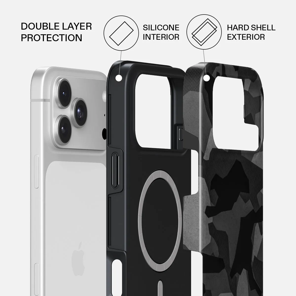 Night Black Camouflage - iPhone 18 Pro Max Case sold by burga product image thumbnail 2