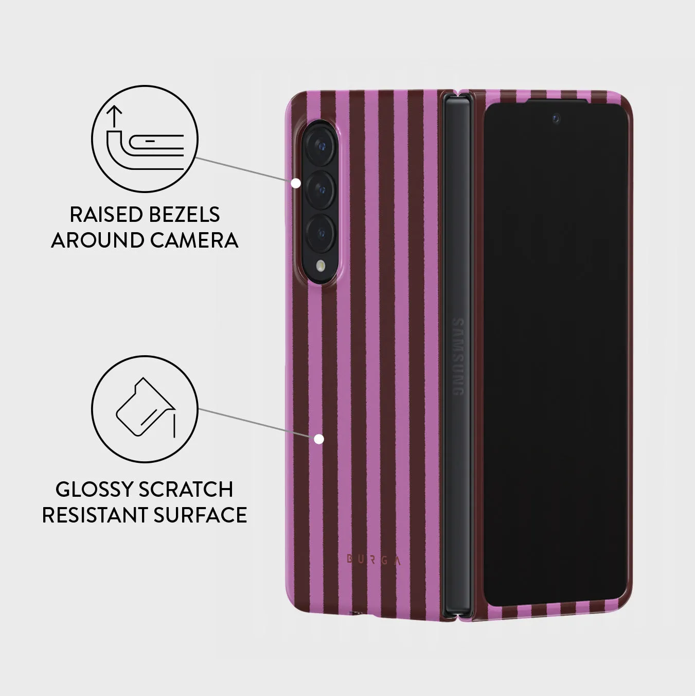 Serve It - Samsung Galaxy Z Fold 3 Case sold by burga product image thumbnail 3