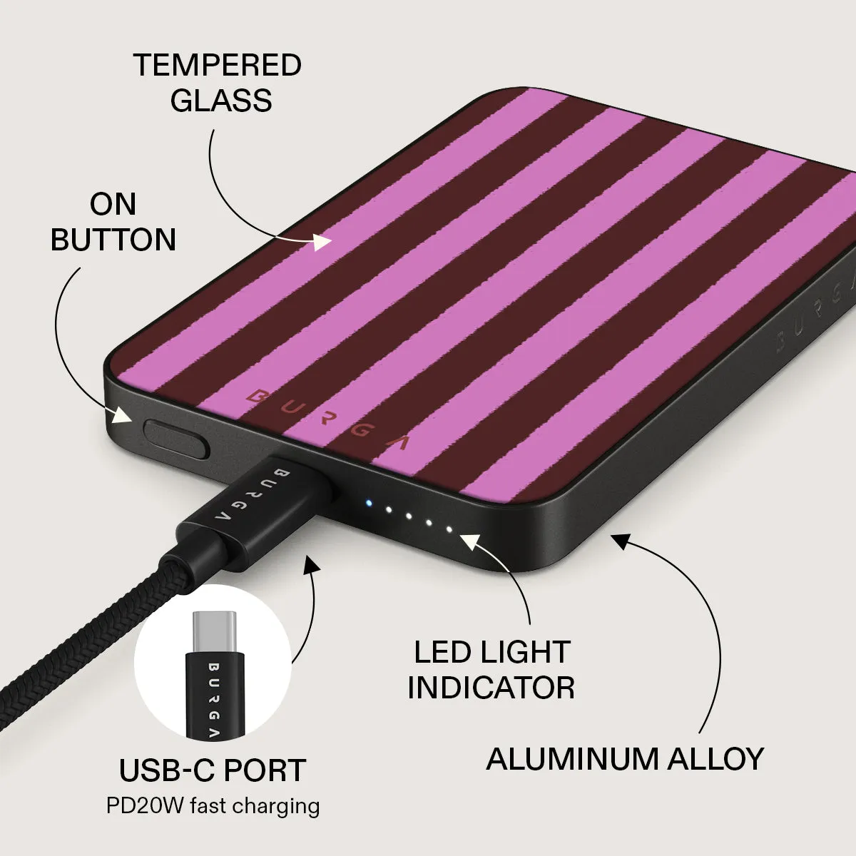 Serve It - Magnetic Power Bank sold by burga product image thumbnail 5