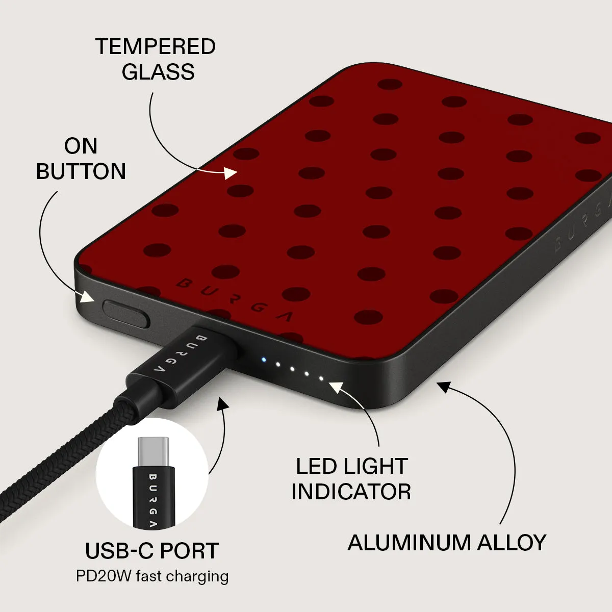 Red Velvet - Magnetic Power Bank sold by burga product image thumbnail 5