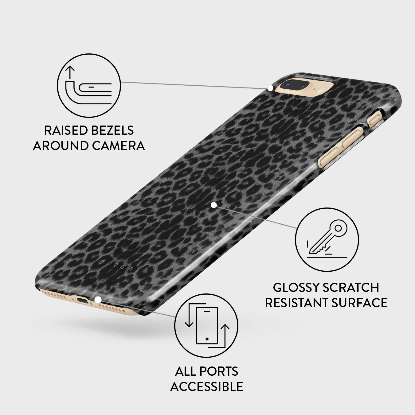 Noir - iPhone 7 Plus / 8 Plus Case sold by burga product image thumbnail 3