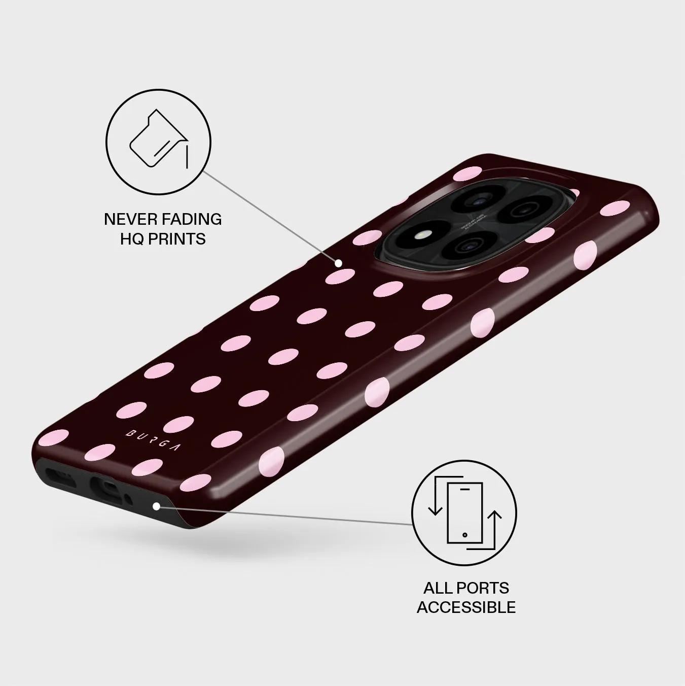 Berry Bliss - Xiaomi Redmi Note 14 Pro+ 5G Case sold by burga product image thumbnail 3