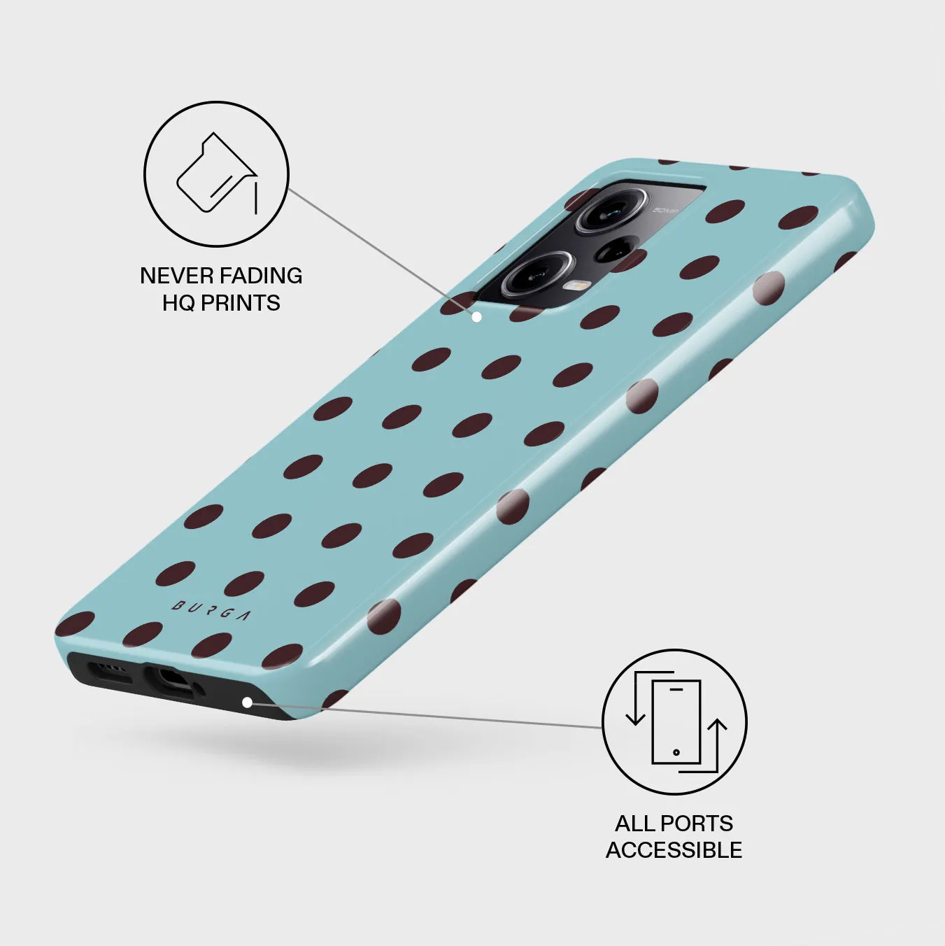 Aqua Mocha - Xiaomi Redmi Note 12 Pro 5G Case sold by burga product image thumbnail 3