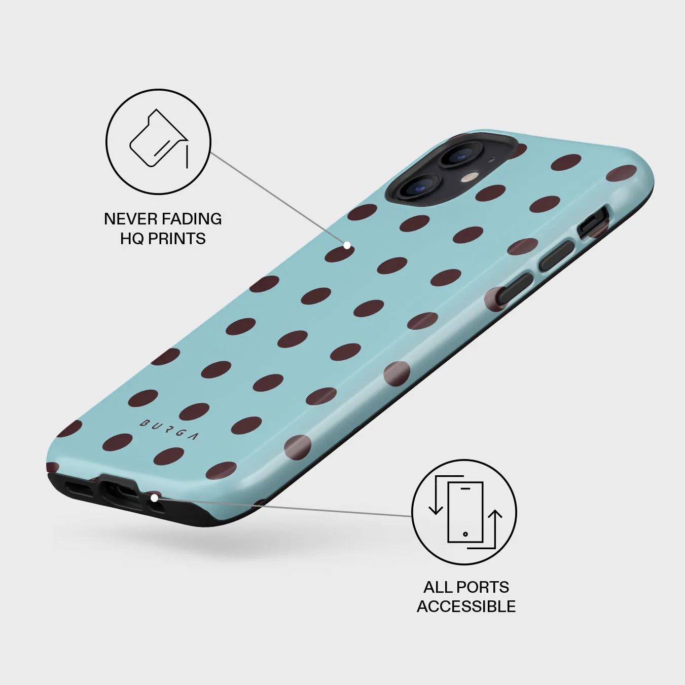 Aqua Mocha - iPhone 12 Mini Case sold by burga product image thumbnail 3