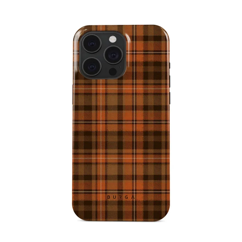 Autumn Plaid - iPhone 15 Pro Case made by burga