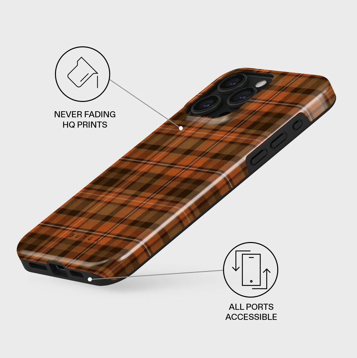 Autumn Plaid - iPhone 15 Pro Case sold by burga product image thumbnail 3