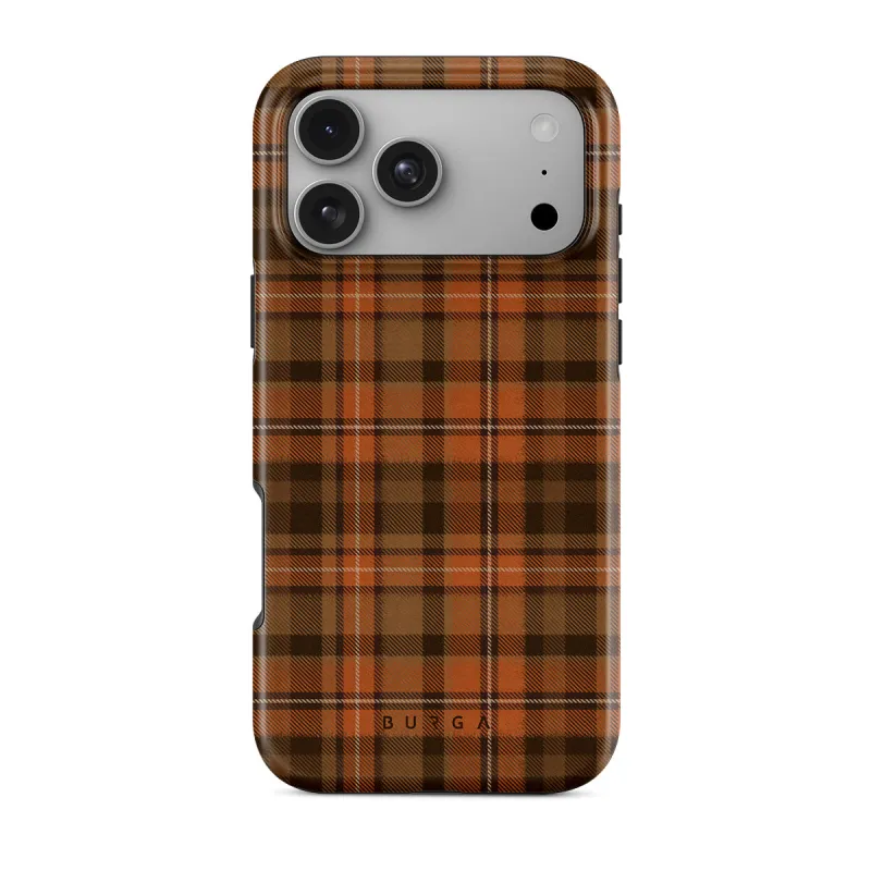 Autumn Plaid - iPhone 17 Pro Case made by burga
