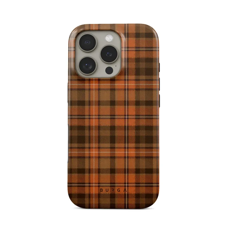 Autumn Plaid - iPhone 16 Pro Case made by burga