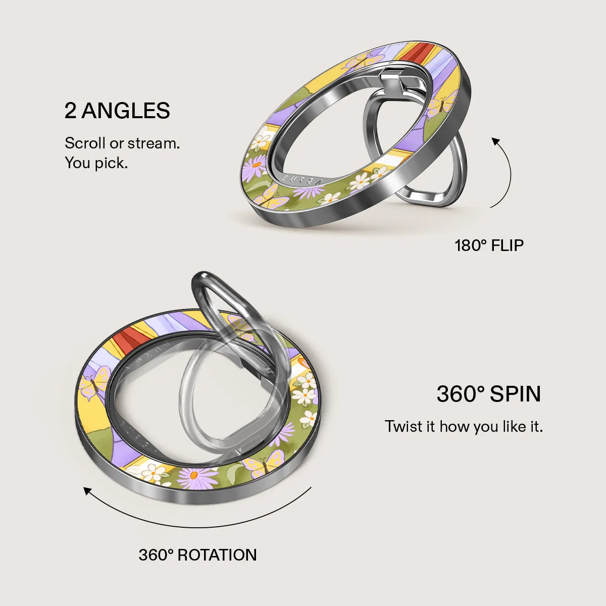 Sunrise - Magnetic Ring Holder sold by burga product image thumbnail 3