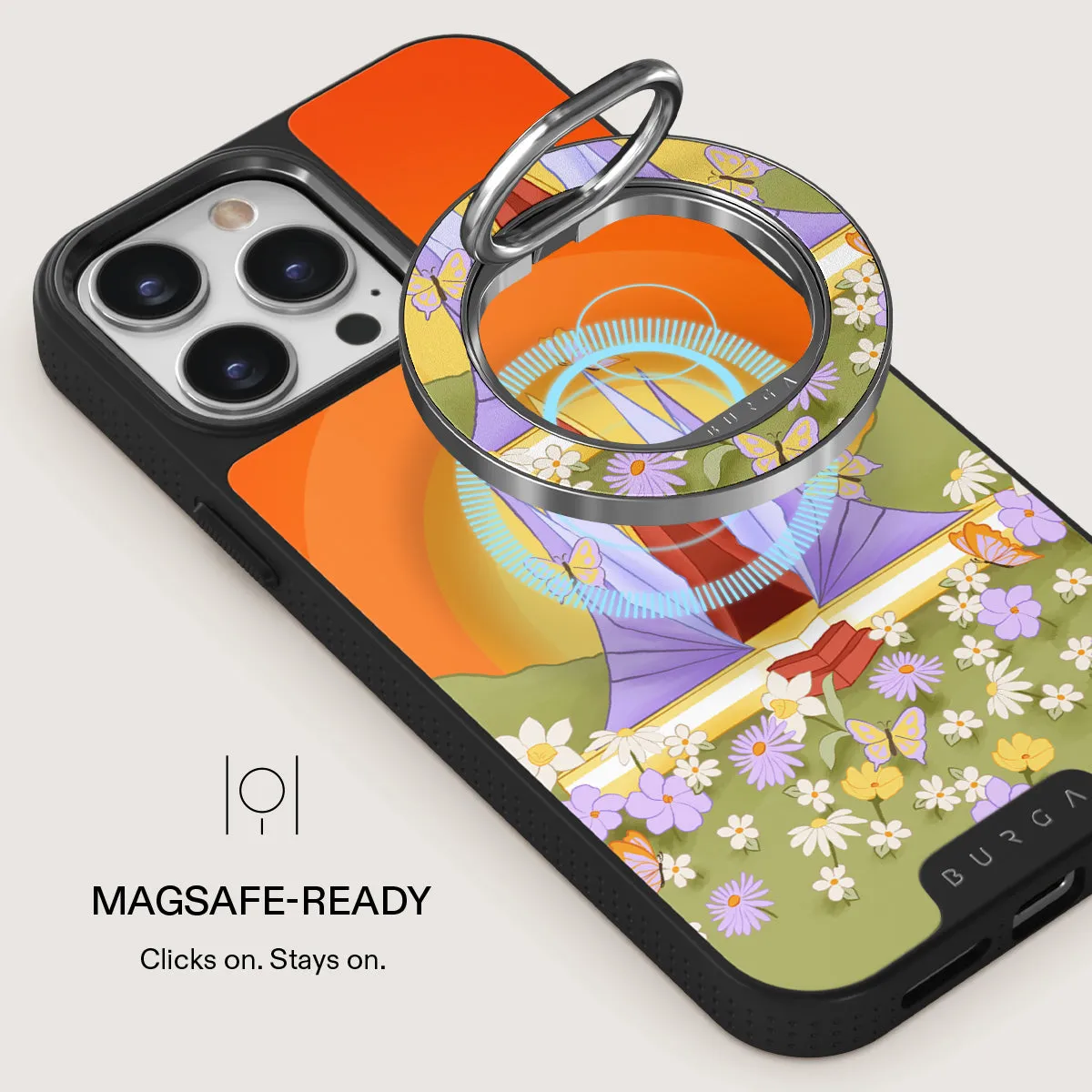 Sunrise - Magnetic Ring Holder sold by burga product image thumbnail 4