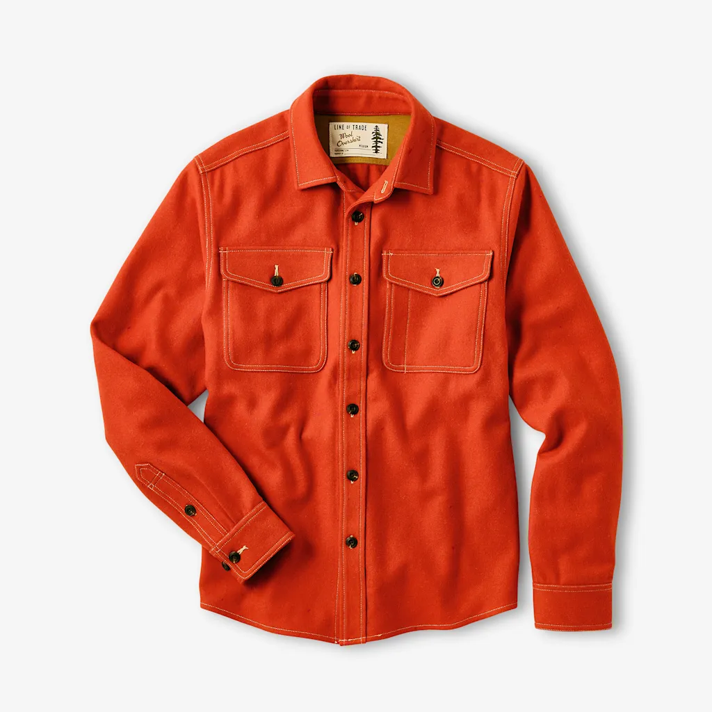 Melton Overshirt sold by Line of Trade product image thumbnail 5