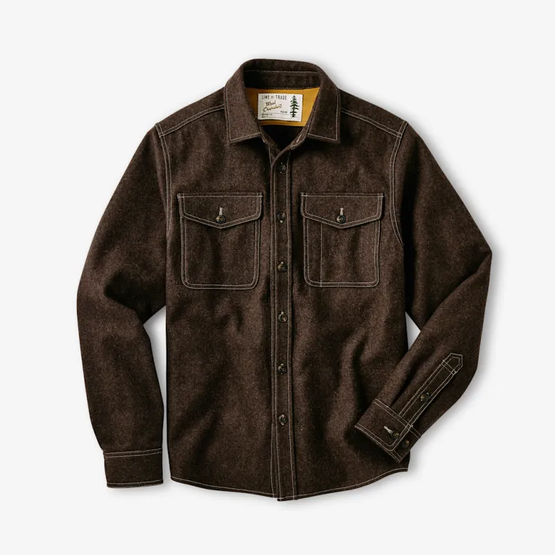 Melton Overshirt made by Line of Trade