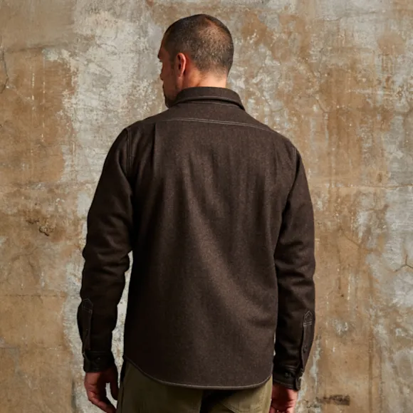 Melton Overshirt sold by Line of Trade product image thumbnail 4