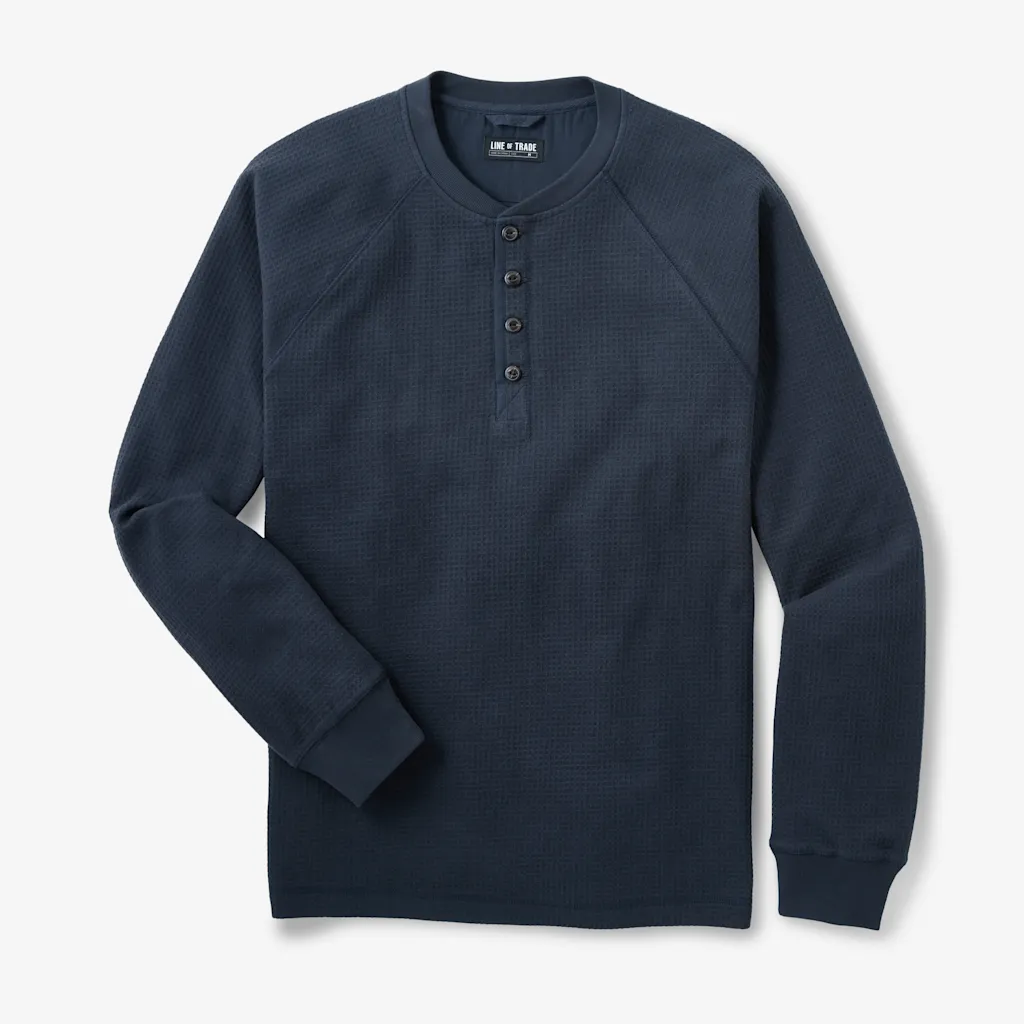 Waffle Henley sold by Line of Trade