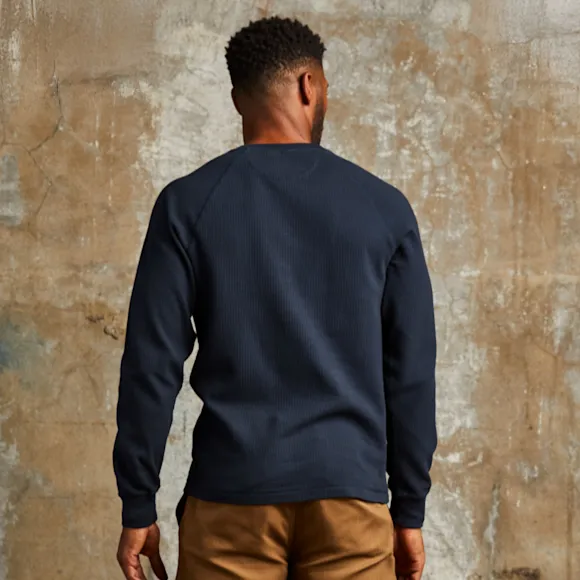 Waffle Henley sold by Line of Trade product image thumbnail 4