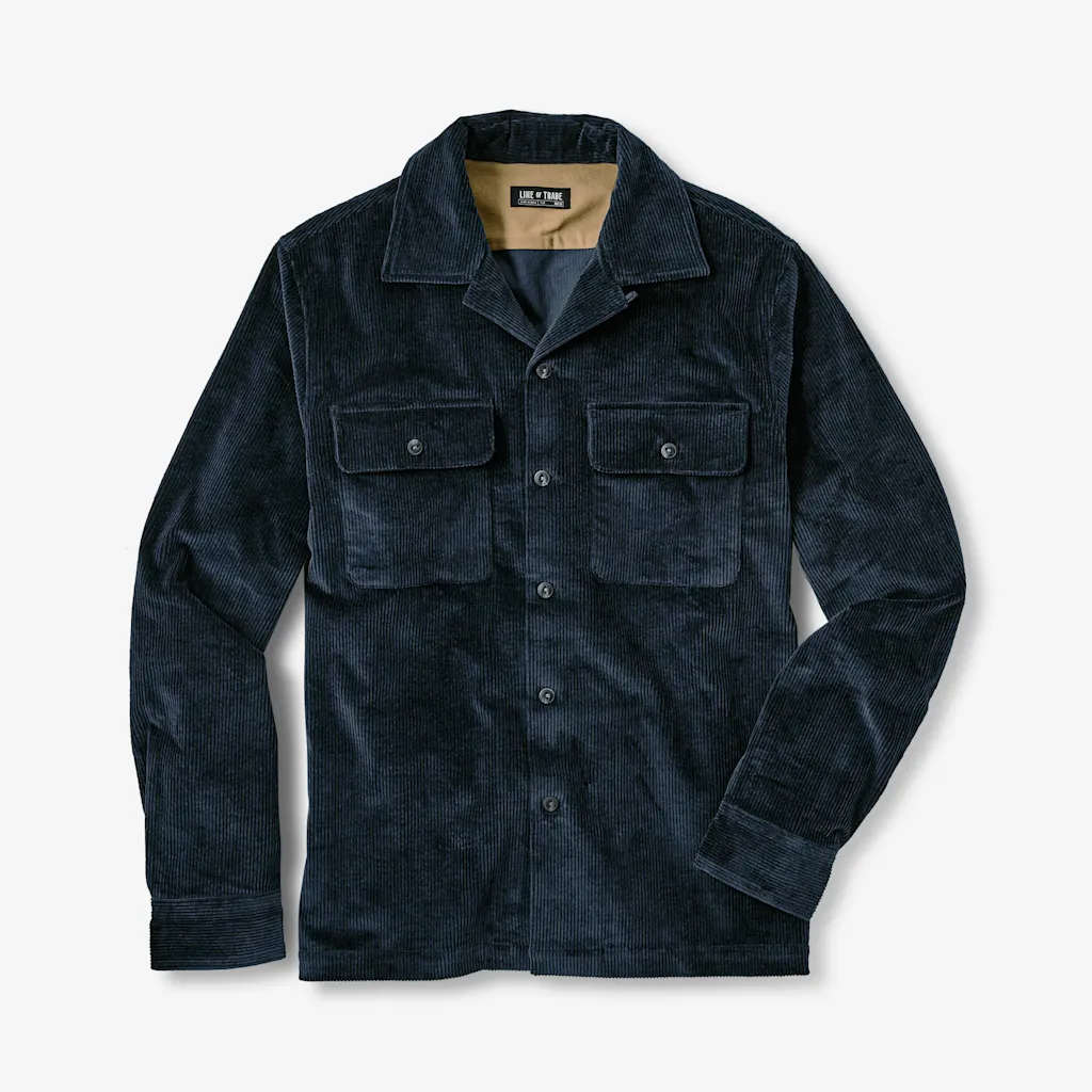 Corduroy Camp Overshirt sold by Line of Trade