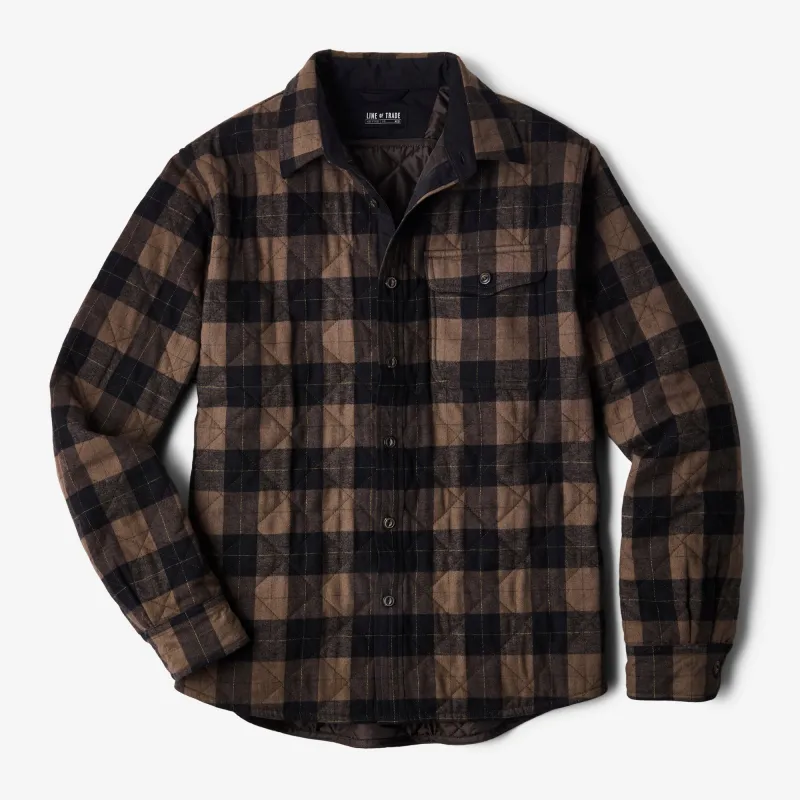 Ridge Quilted Flannel Shirt made by Line of Trade