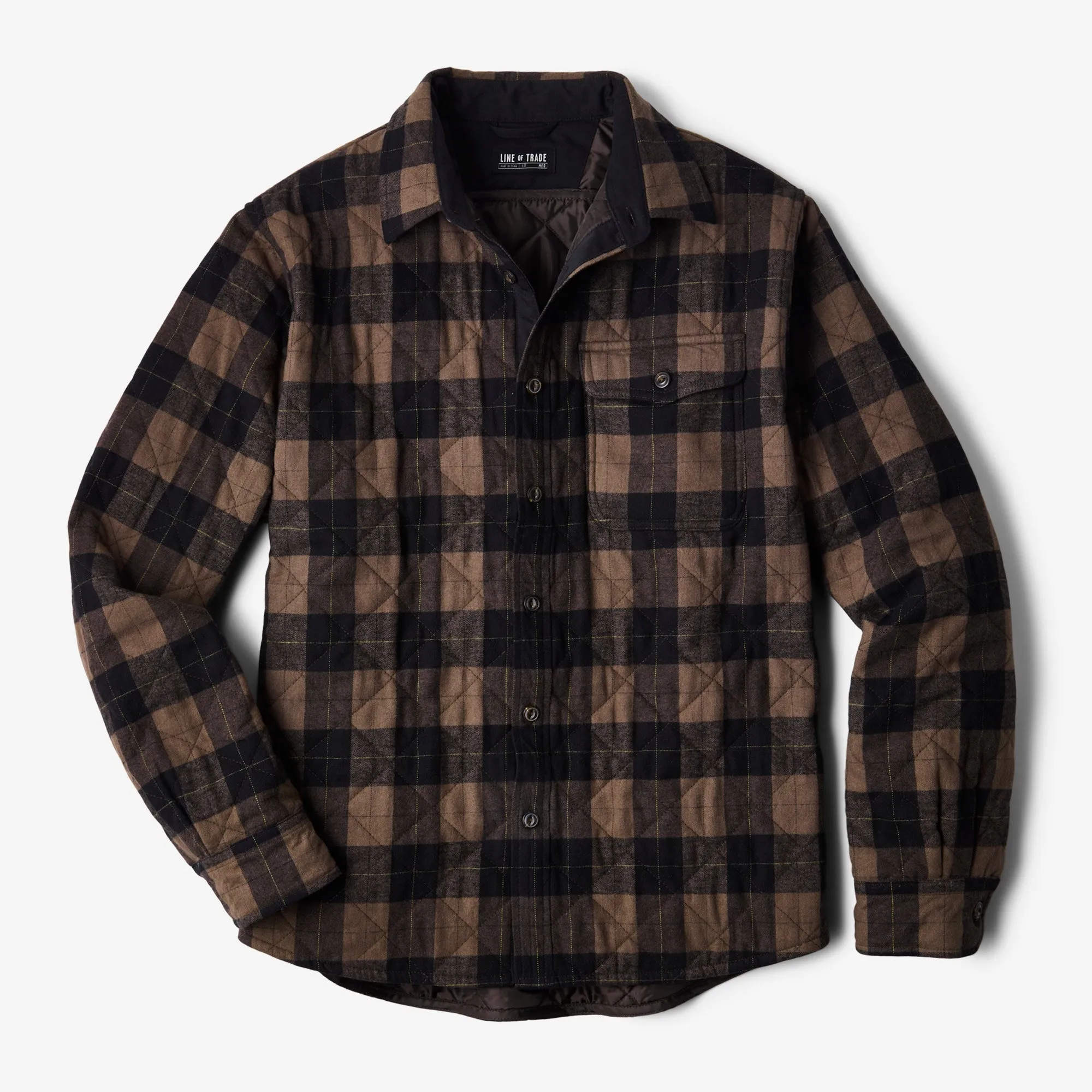 Ridge Quilted Flannel Shirt sold by Line of Trade