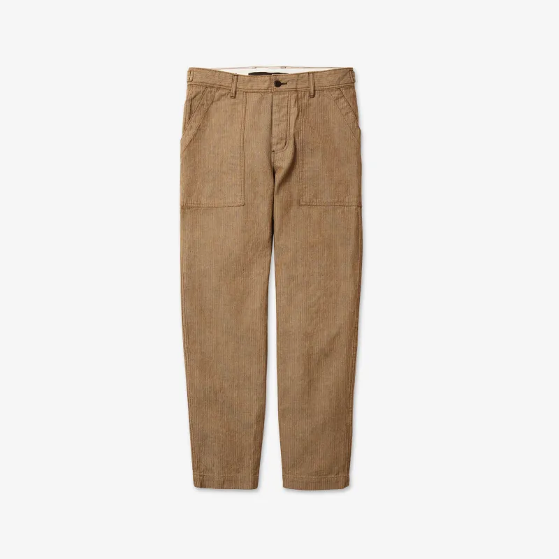 Herringbone Fatigue Pant made by Line of Trade
