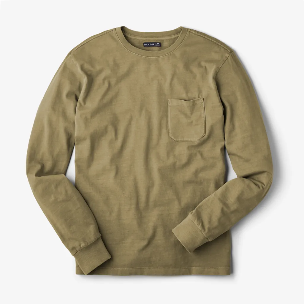 The Long Sleeve Sturdy Tee sold by Line of Trade
