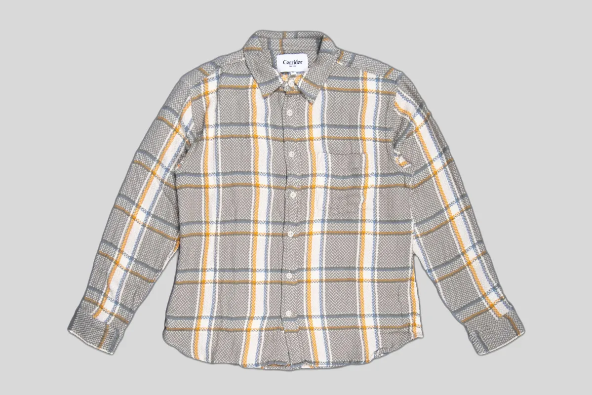 Corridor Acid Plaid Toned Shirt sold by Norden Goods