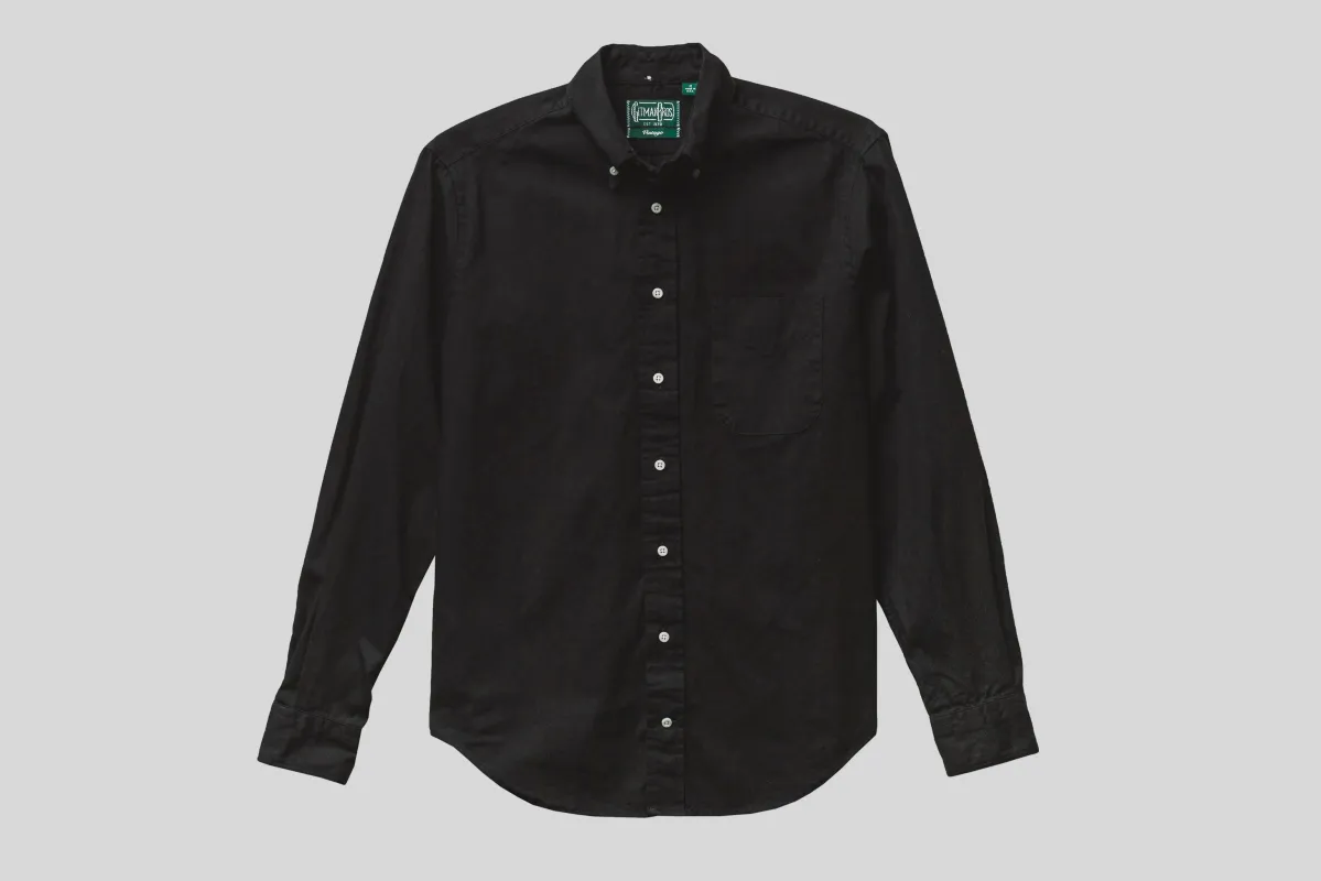 Gitman Vintage Black Overdye Oxford Shirt sold by Norden Goods