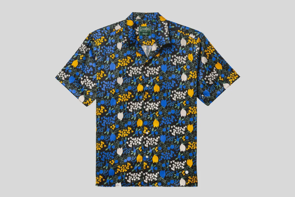 Gitman Vintage Black Tulip Fields Shirt sold by Norden Goods