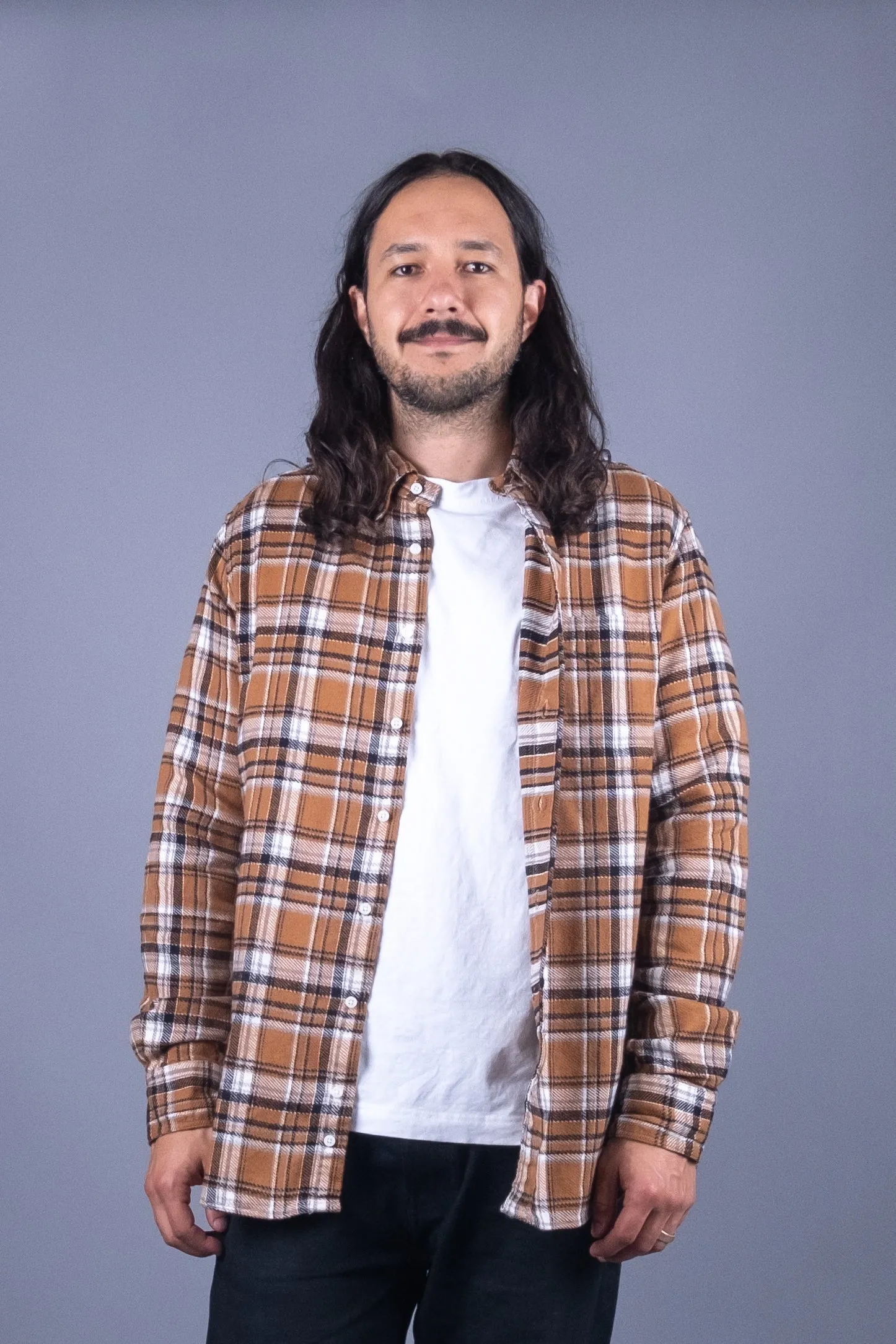 Gitman Vintage Brown Brushed Triple Yarn Shirt sold by Norden Goods product image thumbnail 2