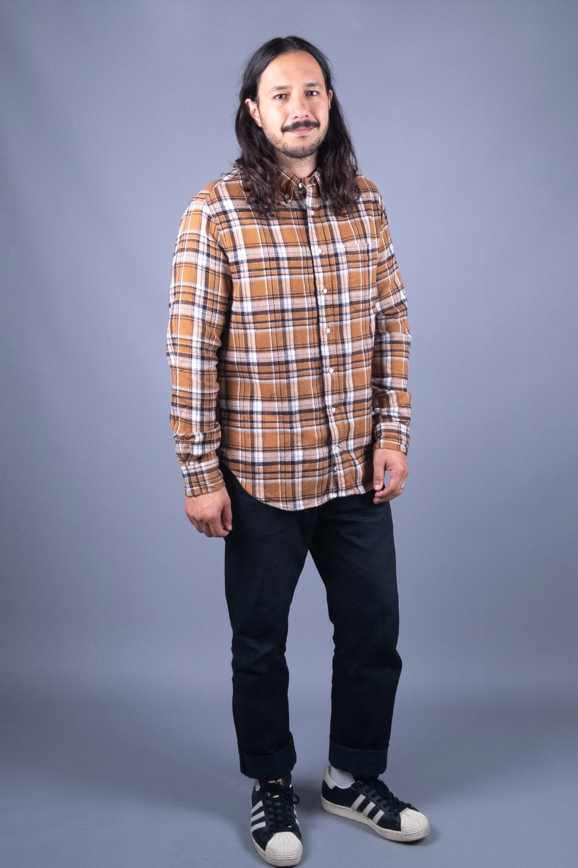 Gitman Vintage Brown Brushed Triple Yarn Shirt sold by Norden Goods product image thumbnail 3