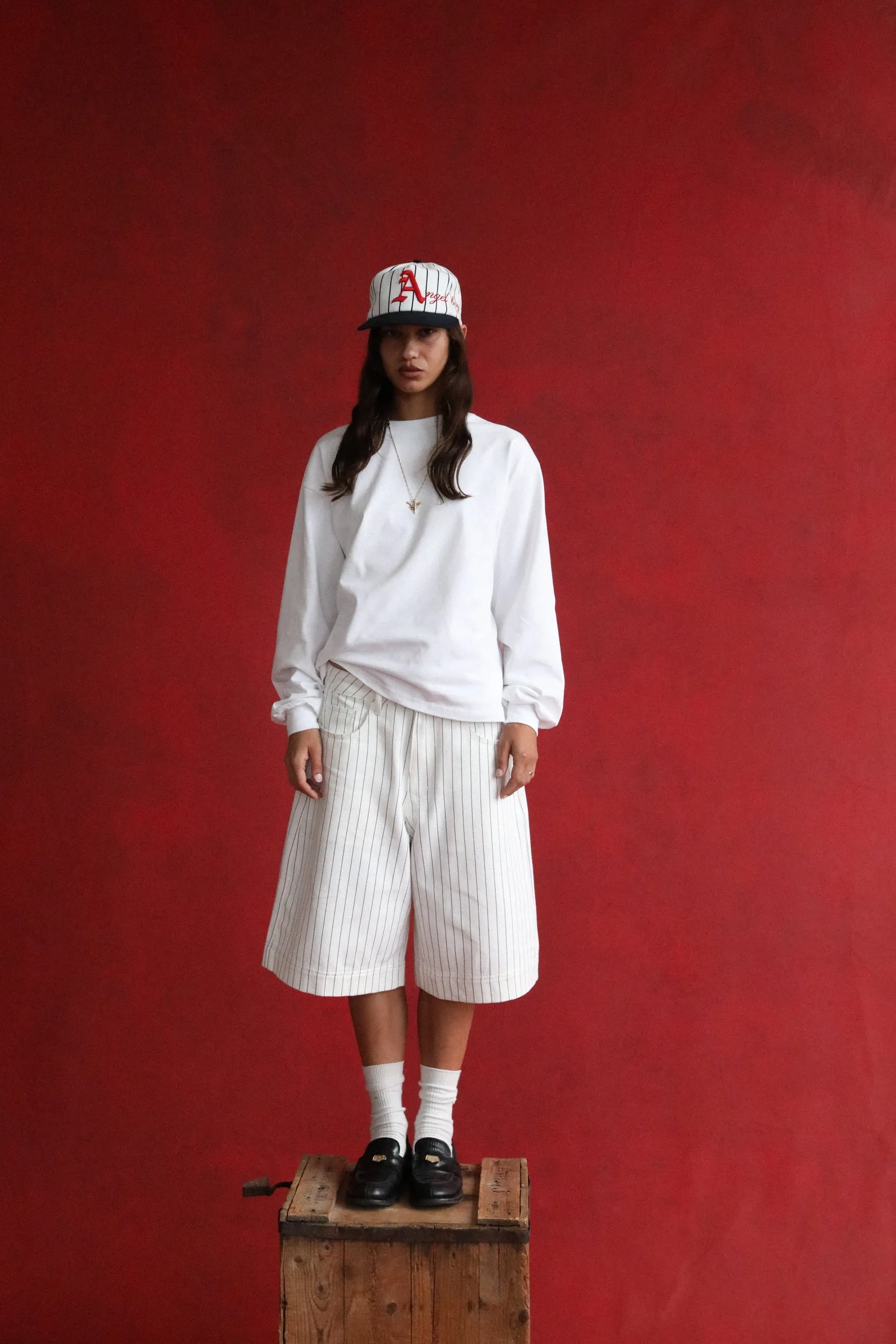 White Long Sleeve T-Shirt sold by Angel Boy product image thumbnail 3