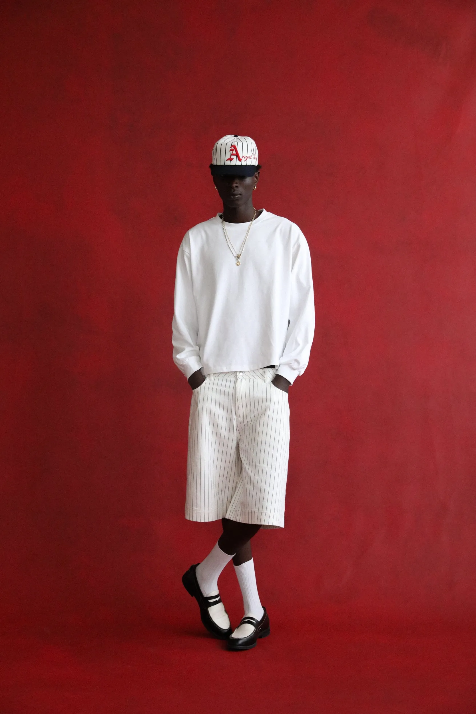 White Long Sleeve T-Shirt sold by Angel Boy product image thumbnail 2