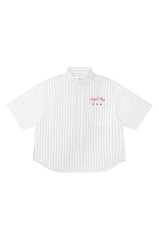 Angel Boy Black Pinstripe Shirt sold by Angel Boy