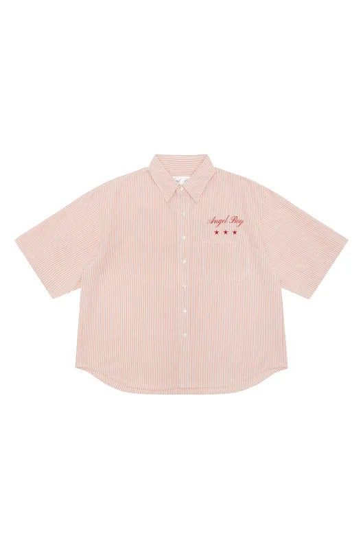 Angel Boy Red Pinstripe Shirt sold by Angel Boy