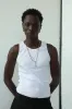 Signature White Singlet sold by Angel Boy
