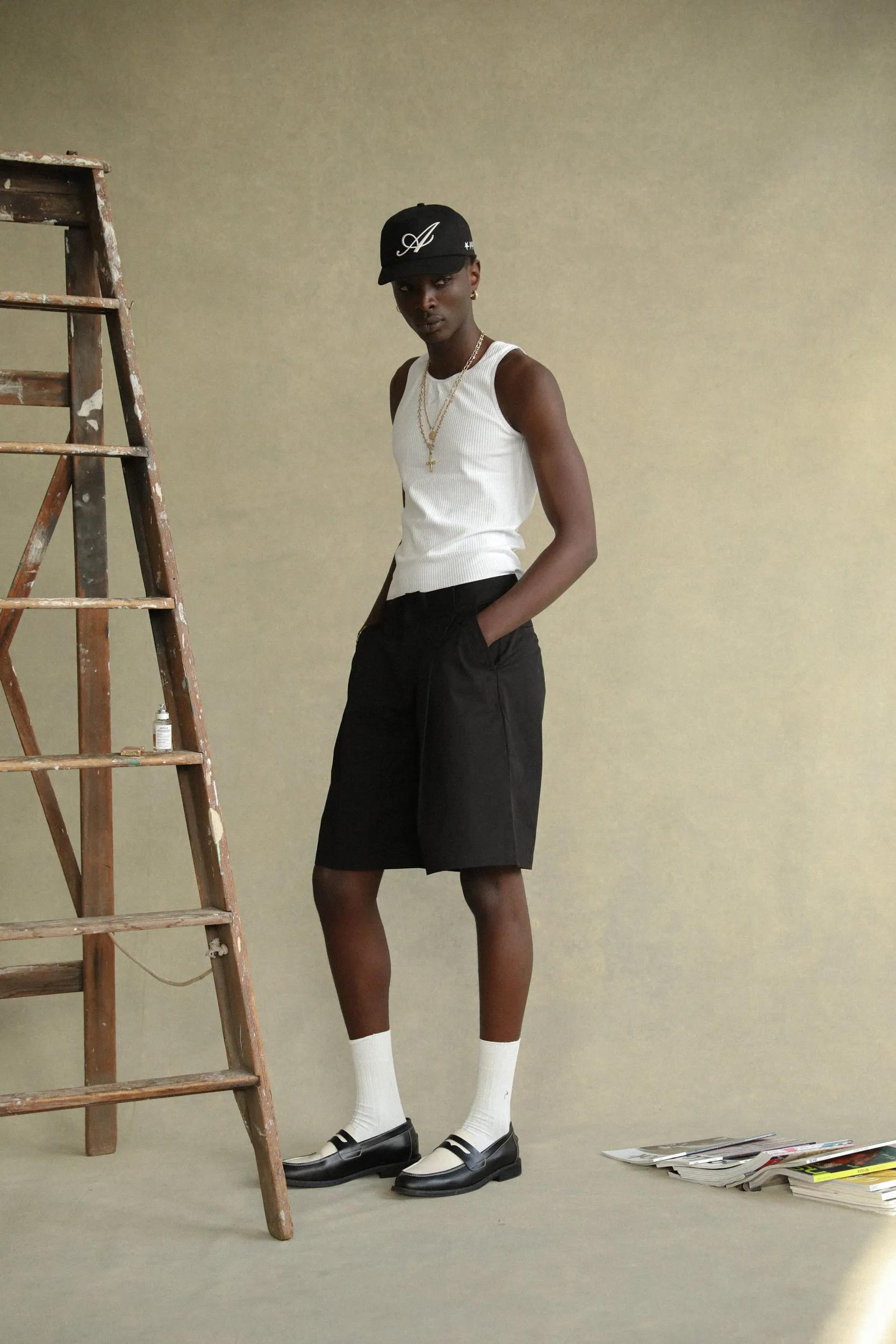 Signature White Singlet sold by Angel Boy product image thumbnail 2