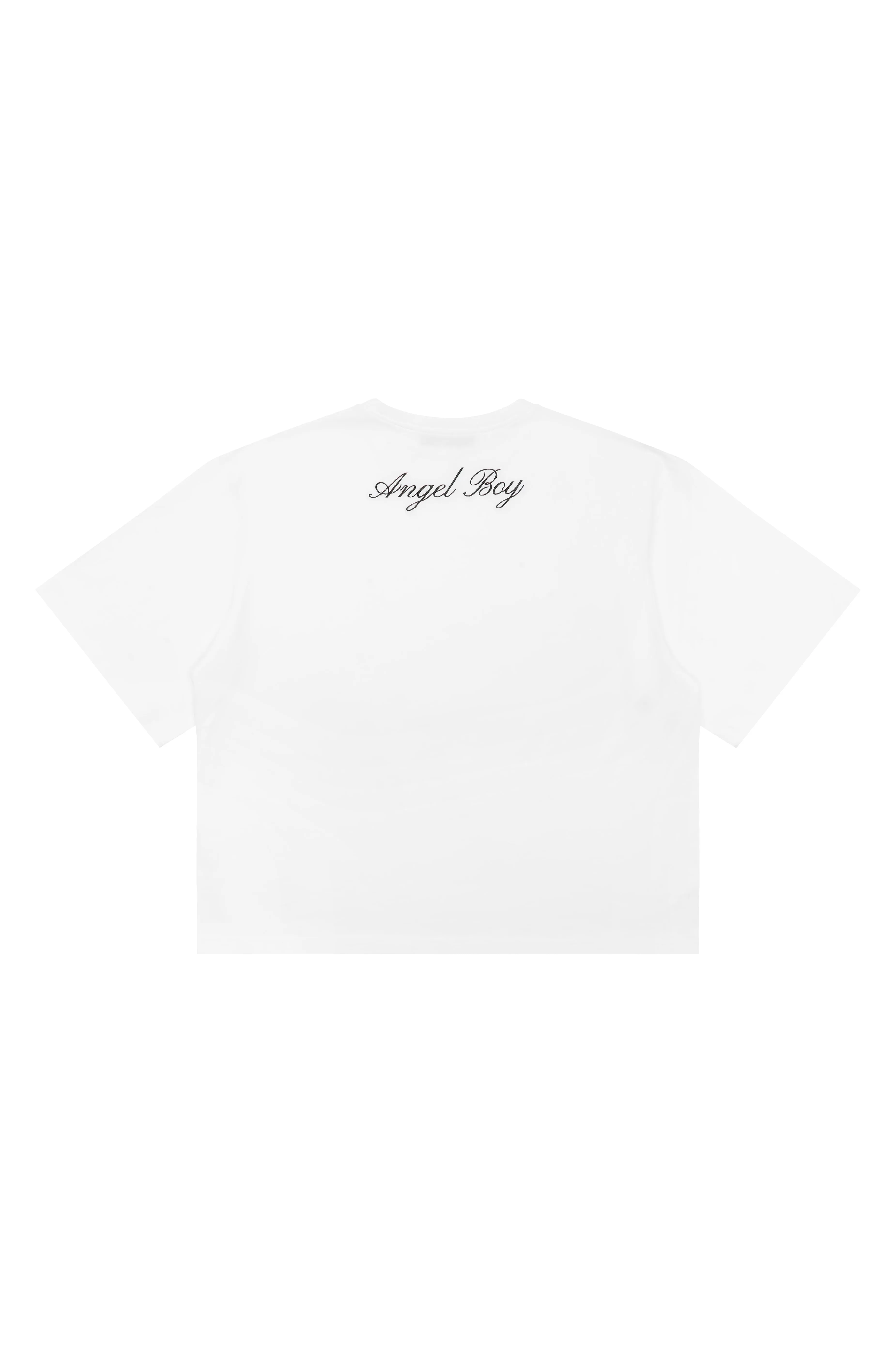 Signature White Box Tee - Black sold by Angel Boy